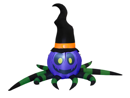 inflatable spider witch Halloween outdoor decoration