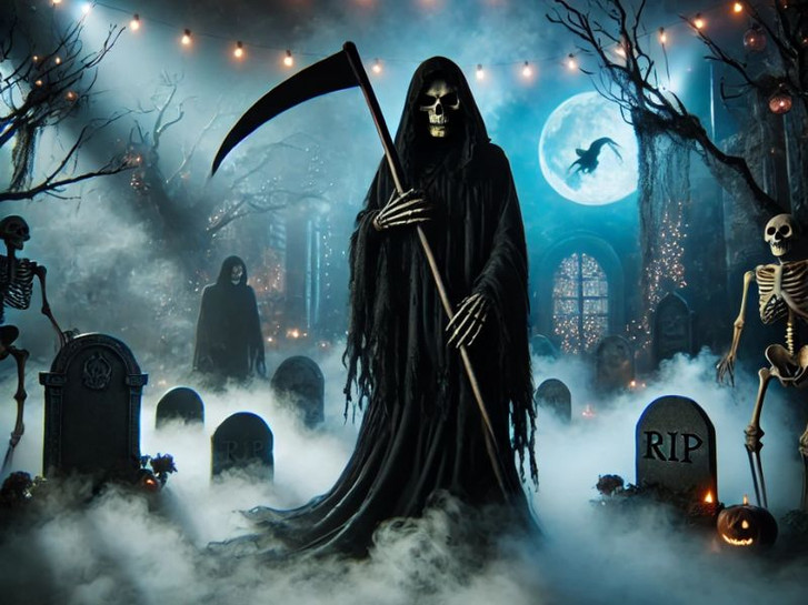 Eerie Grim Reaper Animatronics Eerie Grim Reaper Animatronics