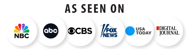 As Seen On NBC, ABC, CBS, FOX News, USA Today and Digital Journal.