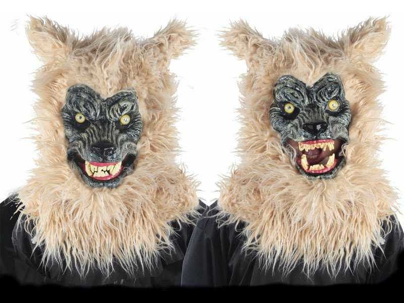 Animated Blonde Fur Werewolf Costume Halloween Prop Decor Wolf