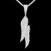 Moissanite Feather Pendant Angel wing Moissanite Feather Pendant Angel wing
