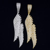 Moissanite Feather Pendant Angel wing Moissanite Feather Pendant Angel wing