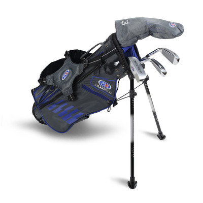 Right Hand UL45-s 4 Club Stand Set, Grey/Blue Bag