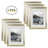 11x14 Frame for 8x10 Picture Gold Satin Aluminum (6 Pcs per Box)