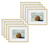 8x10 Frame for 5x7 Picture Gold Aluminum, Shiny Brushed (8 Pcs per Box)