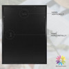 12x16 Black Picture Frame for 8x12 Photo