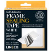 Lineco,Frame Sealing Tape White, Self Adhesive - 1.25in x 85 ft - for Frame Sealing, DIY, Crafts, Seals Frame Backing for Sturdy Design and Debris Prevention