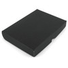 Lineco 9x12 Black 1.75" Deep Clamshell Folio Storage Boxes Archival Metal Edge