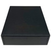 Lineco 9x12 Black 3" Deep Museum Storage Box Archival Acid Free with Metal Edge