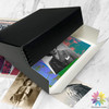 Lineco 8x10 Black 1.5" Deep Archival Museum Storage Box Drop Front Design