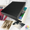 Lineco 16x20 Black 3" Deep Archival Museum Storage Box Drop Front Design