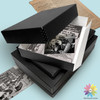 Lineco 13x19 Black 1.5" Deep Museum Storage Box Drop Front Archival Acid-Free Metal Edge