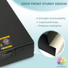 Lineco 8x10 Black 3" Deep Museum Storage Box Drop Front Design 8.5x10.5x3 In