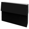 Lineco Legal 15.5" x 10.5" x 2.5" wide Black Archival Document Storage Cases Acid Free File Organizer