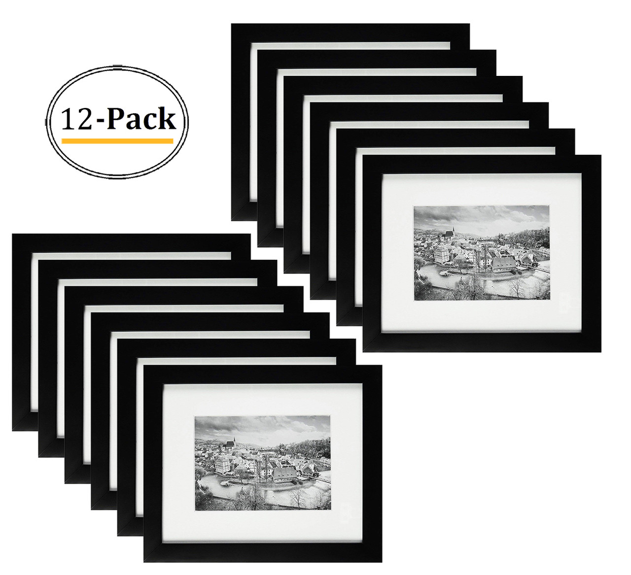 8x10 frame with black deals mat