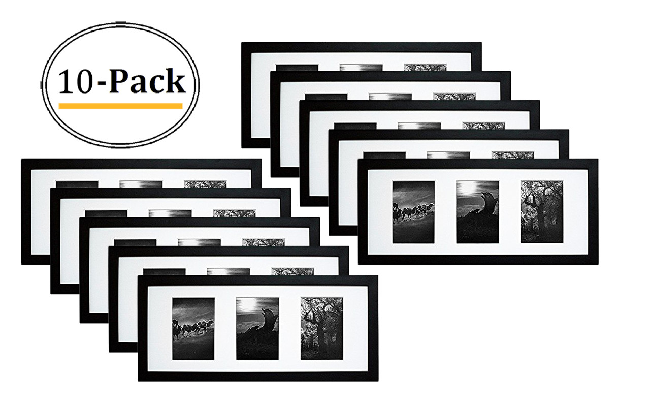 Square Collage Frame - White, 4x6  Display 4 Photos in 1 Picture Frame
