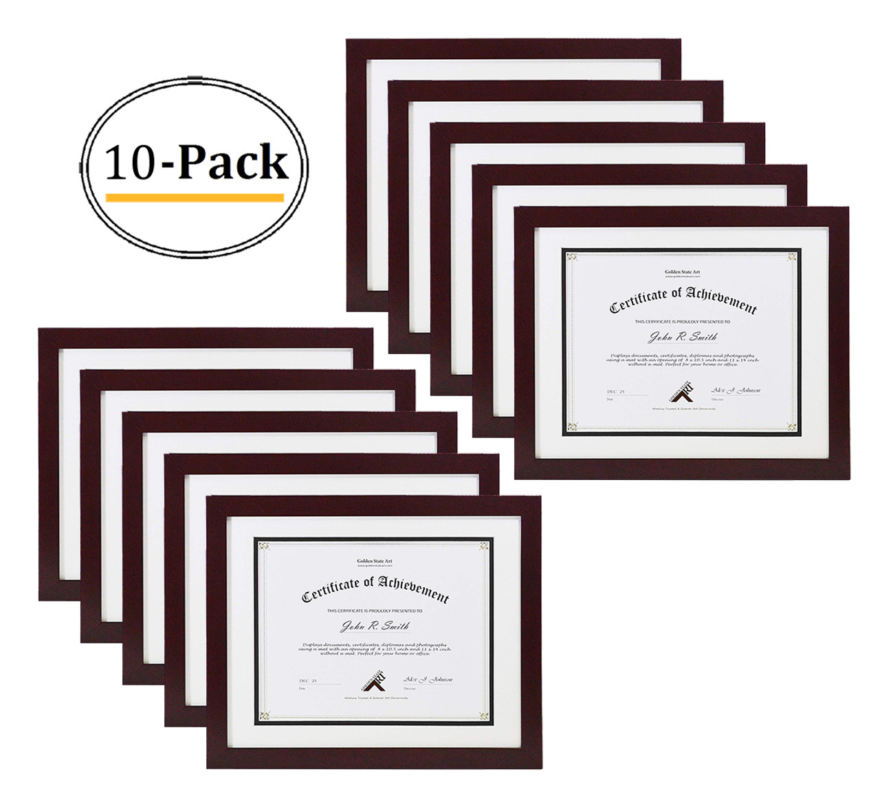 Golden State Art, Pack of 10, 1/8 Thick, 16x20 White Foam Boards(16x20,  White)