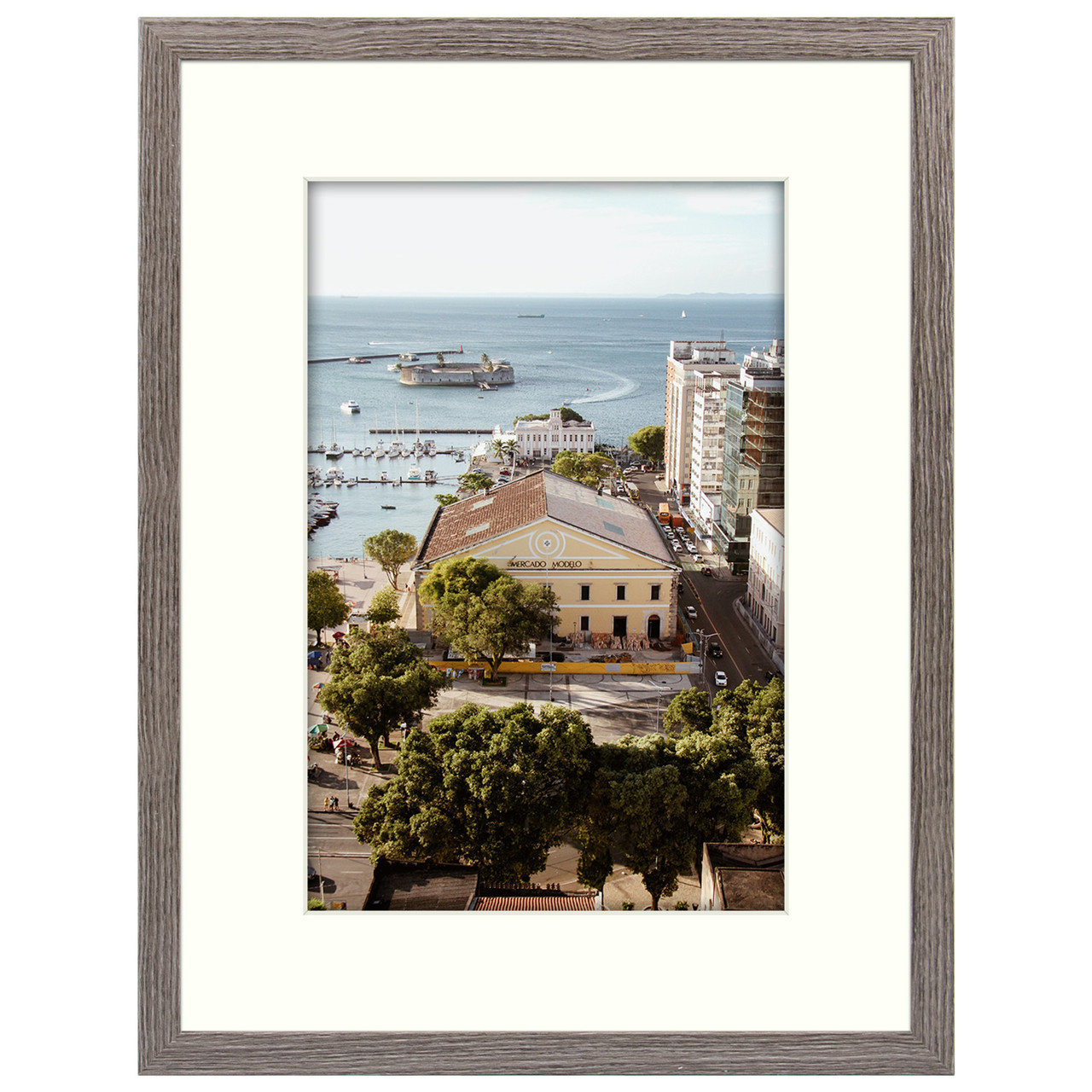 Gallery Wall 12x8 Picture Frame Wood Black 12x8 Frame White