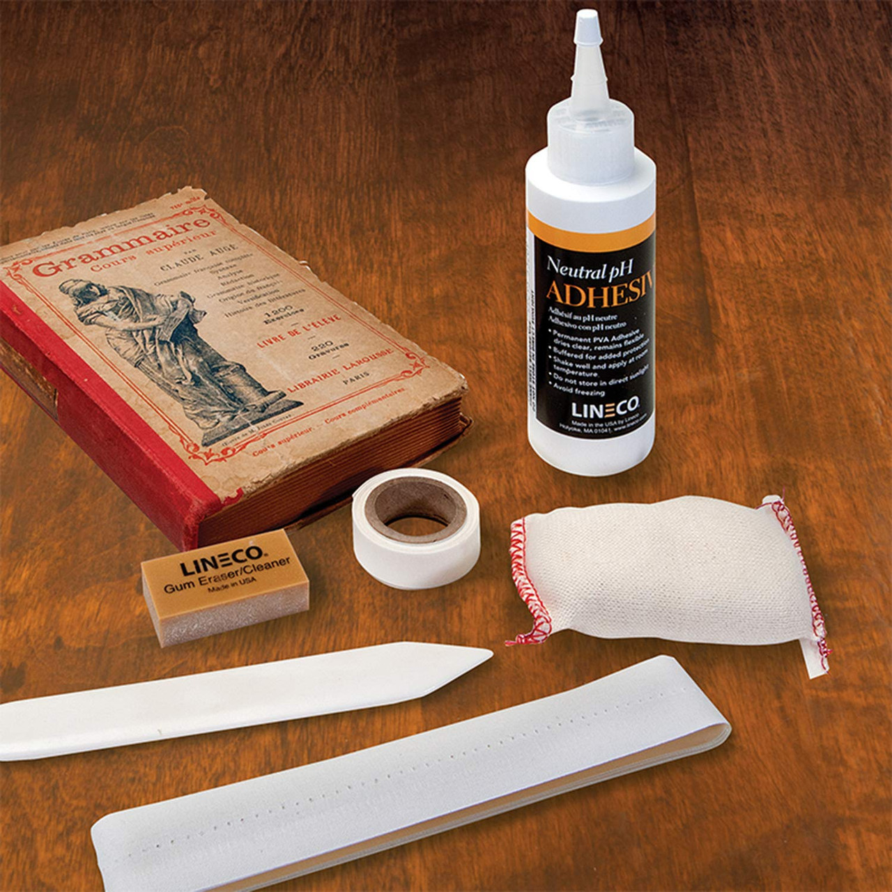 Lineco Book Repair Tool Kit for Simple Repairs and Cleaning