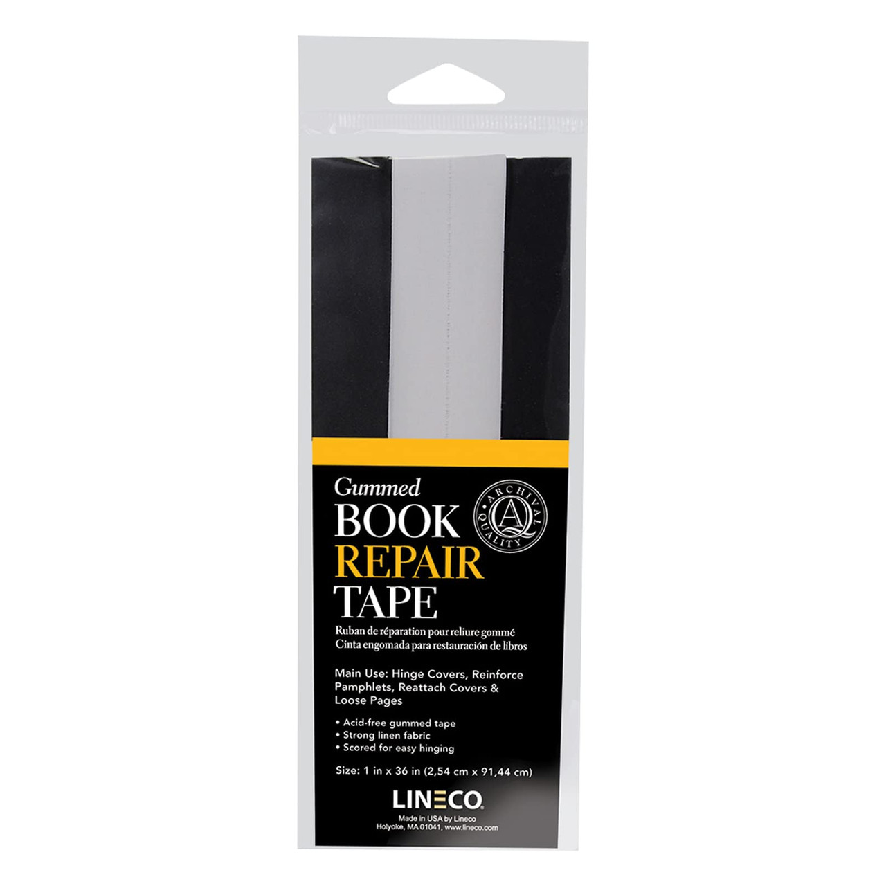 Lineco Book Repair Tool Kit for Simple Repairs and Cleaning, Including Book  Repair Tape 1 x