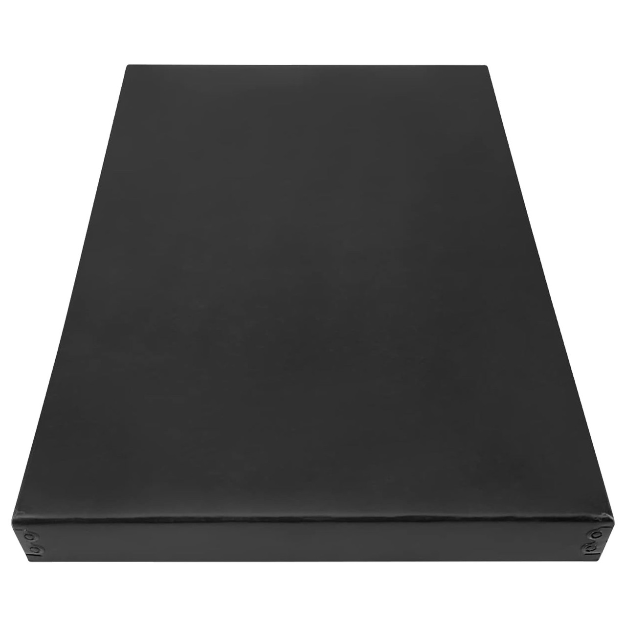 Lineco 11x17 Black 1.75 Deep Clamshell Archival Folio Storage Box  Removable Lid Acid-Free with Metal Edge