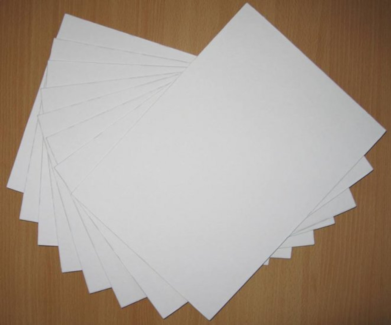  topseller100, Pack of 50 Sheets 8x10 Uncut matboard/mat Boards  (White)