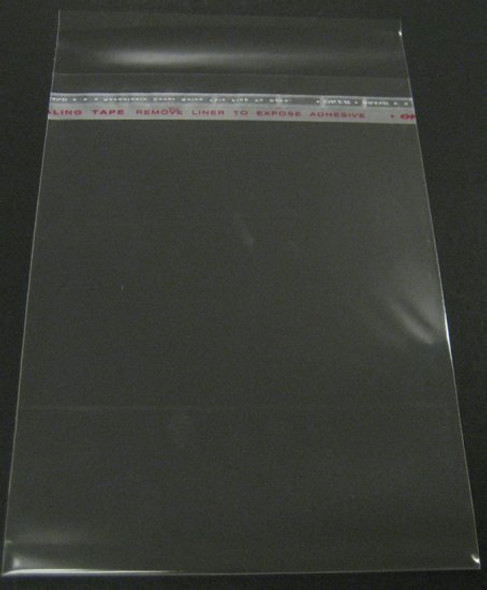 11x14 Crystal Clear Bags 11 3/8" x 14 1/8" - Pack of 100