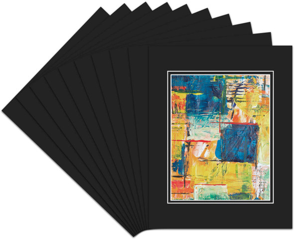 8x10 Double Mats For 5x7 Photos - Pack of 32