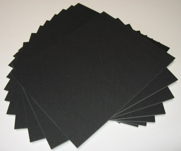 8x10 Uncut Black Mat Boards - Pack of 100