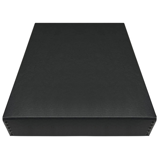 Lineco 14x18 Black 3" Deep Museum Storage Box Archival Acid Free with Metal Edge