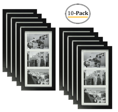 8x10 Frame for Two 4x6 Picture Wood Wood (10 Pcs per Box)