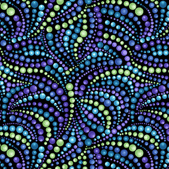 Beaded Swirls Multi