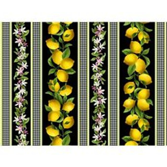 Lemon Blossom Stripes