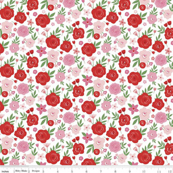 Falling in Love Floral White