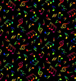 Jazz Multi Color Notes