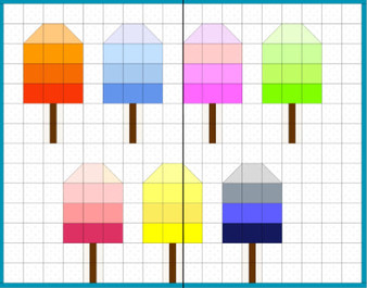 Ombre Popsicles - TenSisters Handcraft (Digital Download)