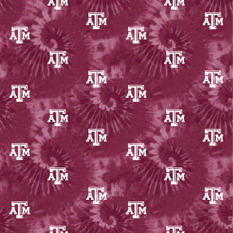 Texas A&M Tie Dye || Sold by the Yard