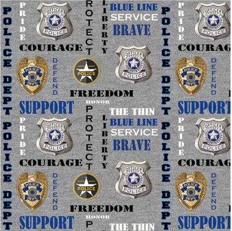 POLICE DEPARTMENT MILITARY PRINT