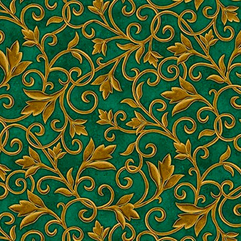 HEAVENLY NIGHT SCROLL GREEN