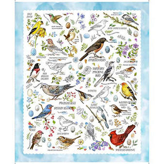 DRAWN TO BIRDS PANEL
