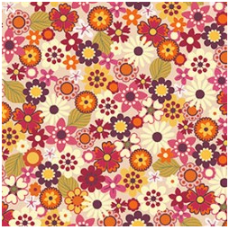 RETRO GROOVY FLORAL WHISPER