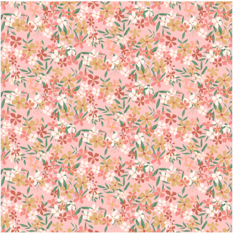 PAINTED BLOSSOMS PINK