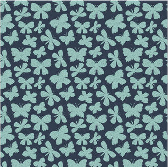 SCATTERD BUTTERFLIES NAVY