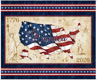 1776  AMERICAN FLAG PANEL