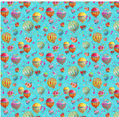 FESTIVAL BLUE BALLOONS