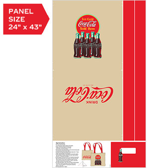 COCA COLA CANVAS BAG PANEL
