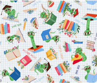BOOK WORM READING WORMS