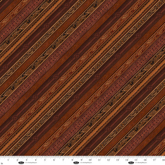 SPURS AND SPIRITS EMBOSSED LEATHER STRIPES