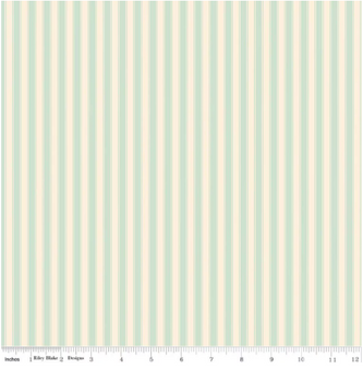 BOUQUET DES FLEUR STRIPES-MINT