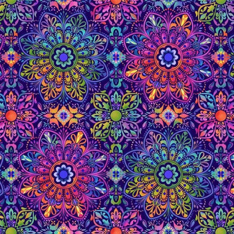 BUTTERFLY BOUTIQUE INDIGO MEDALLIONS